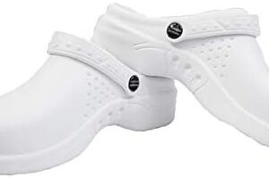 Natural Uniforms Ultralite Women's Clogs with Strap, Nursing Medical Work Mule