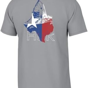 HUK Men's Kc Scott Short Sleeve Tee, Performance Fishing T-Shirt