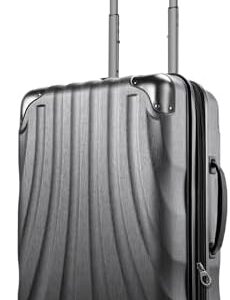 LUGGEX Carry On Luggage 22x14x9 Airline Approved - Expandable Hard Suitcases with Wheels (Charcoal, 20 Inch)