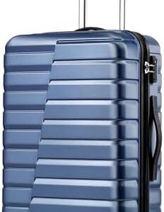 Coolife Luggage Suitcase Carry on Hardside PC+ABS Spinner TSA Lock Telescopic Handle