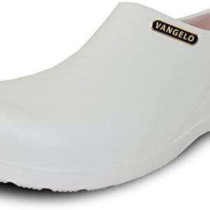 VANGELO Professional Slip Resistant Clog Waterproof Men Work Nurse Shoe Chef Shoe CARLISLE Black Lime White Multicolor
