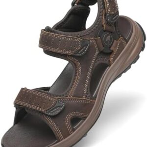 FLARUT Men's Sport Sandals Outdoor Hiking Sandal Open Toe Walking Sandals for Summer Beach Water Shoes