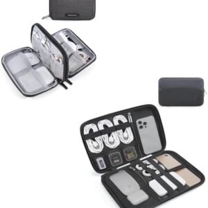 BAGSMART Electronics Organizer Travel Case 2 Pack