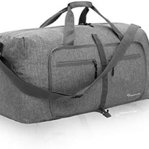 Dimayar Travel Duffle Bag for Men - Foldable Duffel Bag with Shoes Compartment - Overnight Bags Waterproof & Tear Resistant