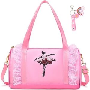 Cute Ballet Dance Bag Princess Backpack Pink Shoulder Bag Girls