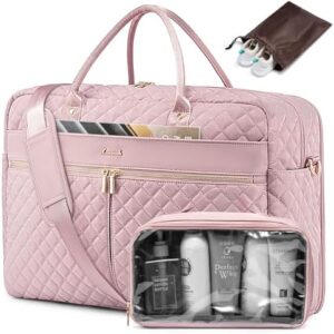 LOVEVOOK Travel Duffle Bag for Women, Weekender Overnight Bag with Laptop Compartment, Carry on Bag for Airplanes with Toiletry Bag, Gym Tote Bag with Wet Pocket, Hospital Bag for Labor and Delivery