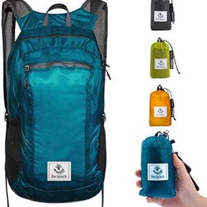 4Monster Hiking Daypack,Water Resistant Lightweight Packable Backpack for Travel Camping Outdoor